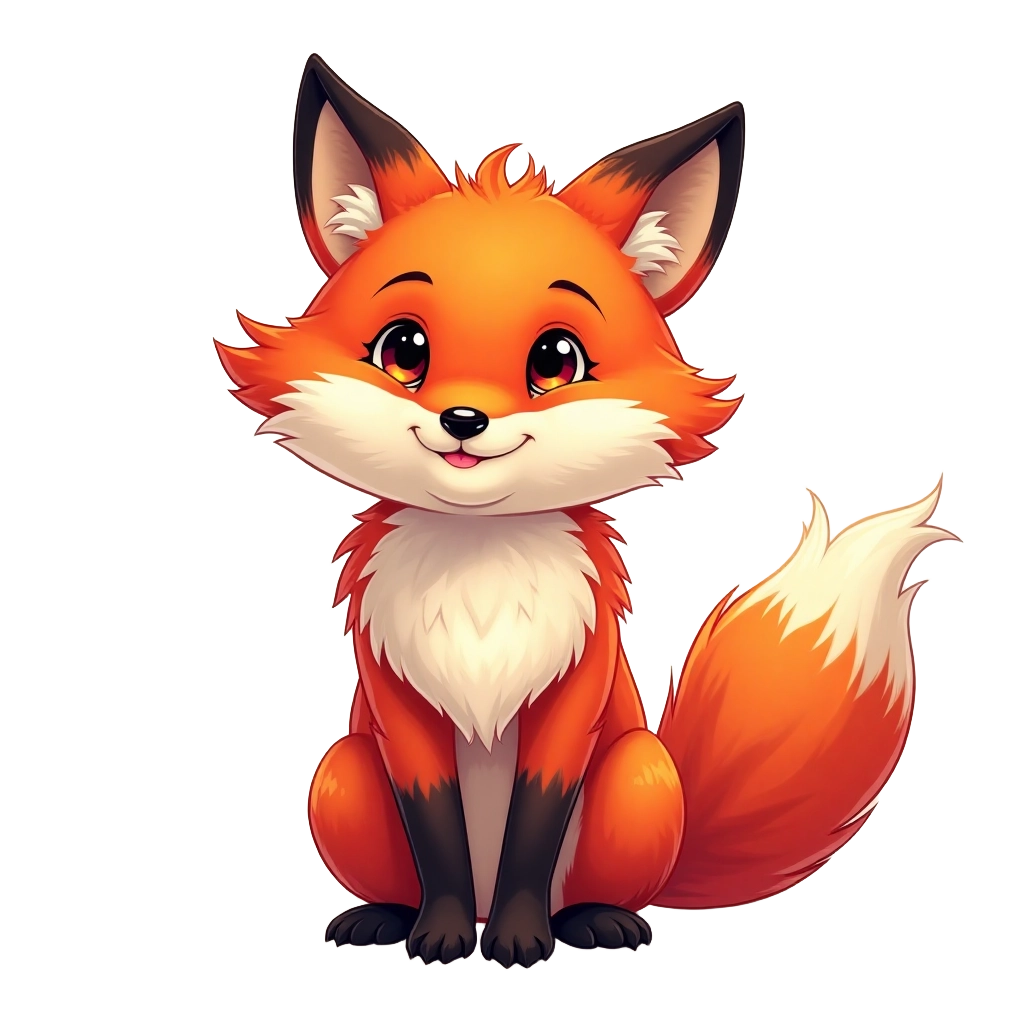 Cute Cartoon Fox